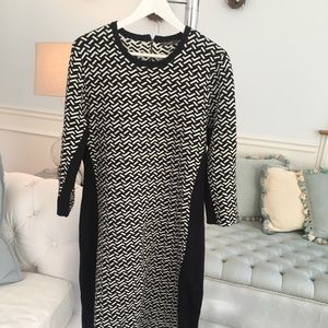 J. McLaughlin Printed Sweater Dress